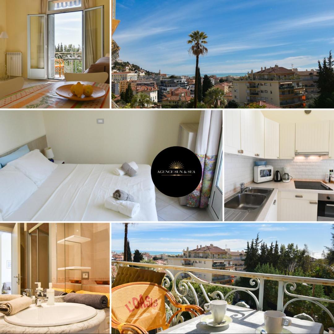 Le Montfleuri- Centre-Ville - Parking Prive - Vue Mer Menton Dış mekan fotoğraf